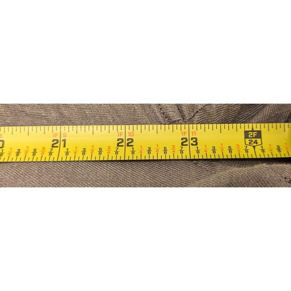 Brochu Walker Loana Pants Women's Size Large Brown Linen Blend Crop Bottoms - Picture 7 of 7